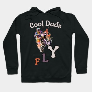 Motocross Cool Dad Dirt Bike Racer Hoodie